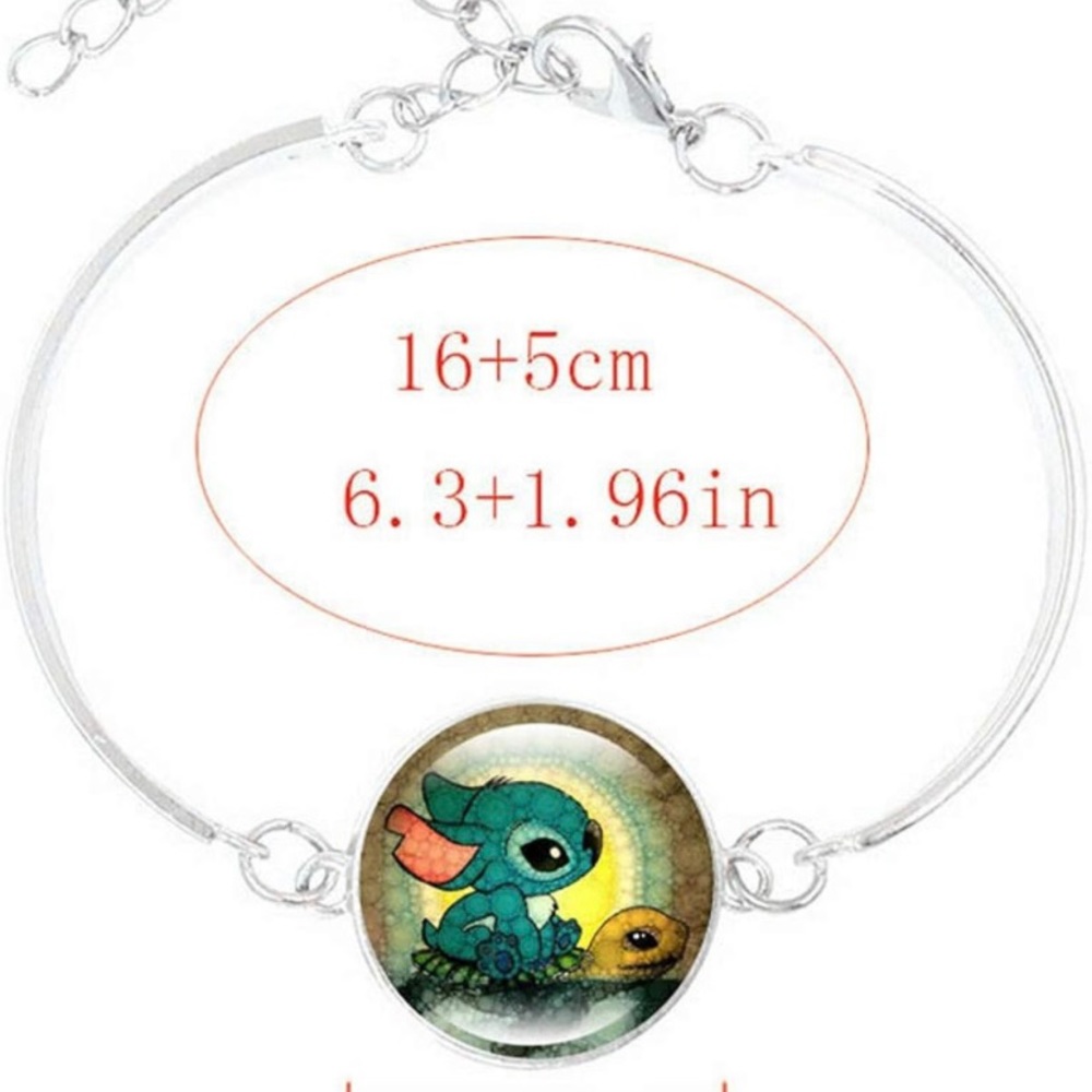Disney Stitch jewelry set, New with pouch - Picture 3 of 4
